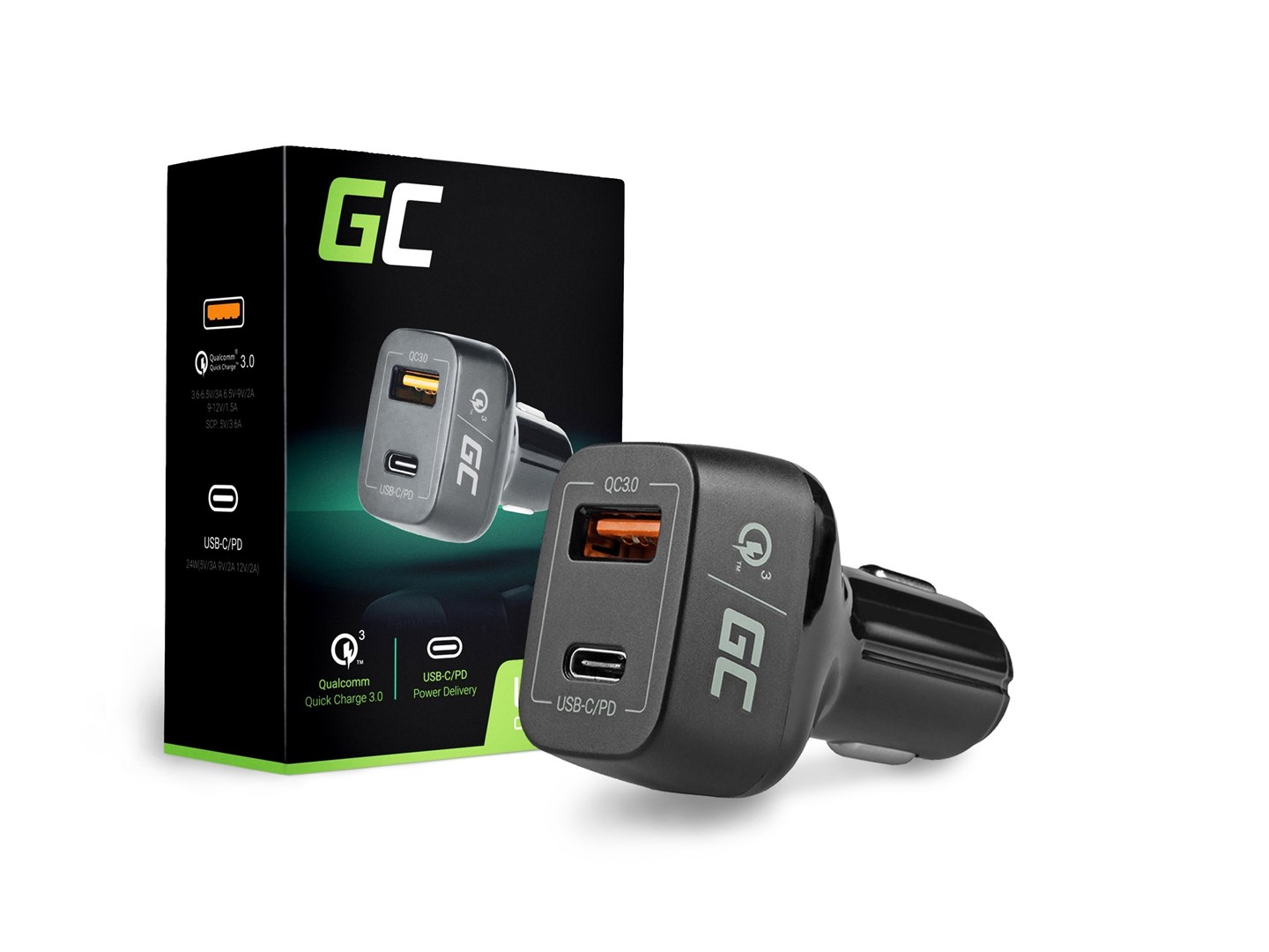 GREEN CELL  CAD33 mobile device charger