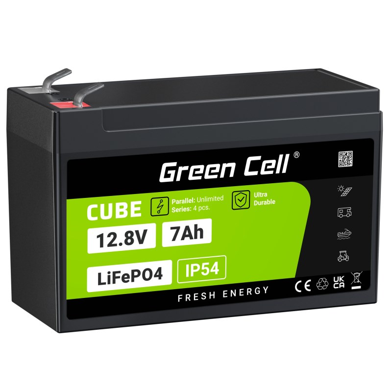 GREEN CELL LFPGC12V7AH UPS battery Lithium
