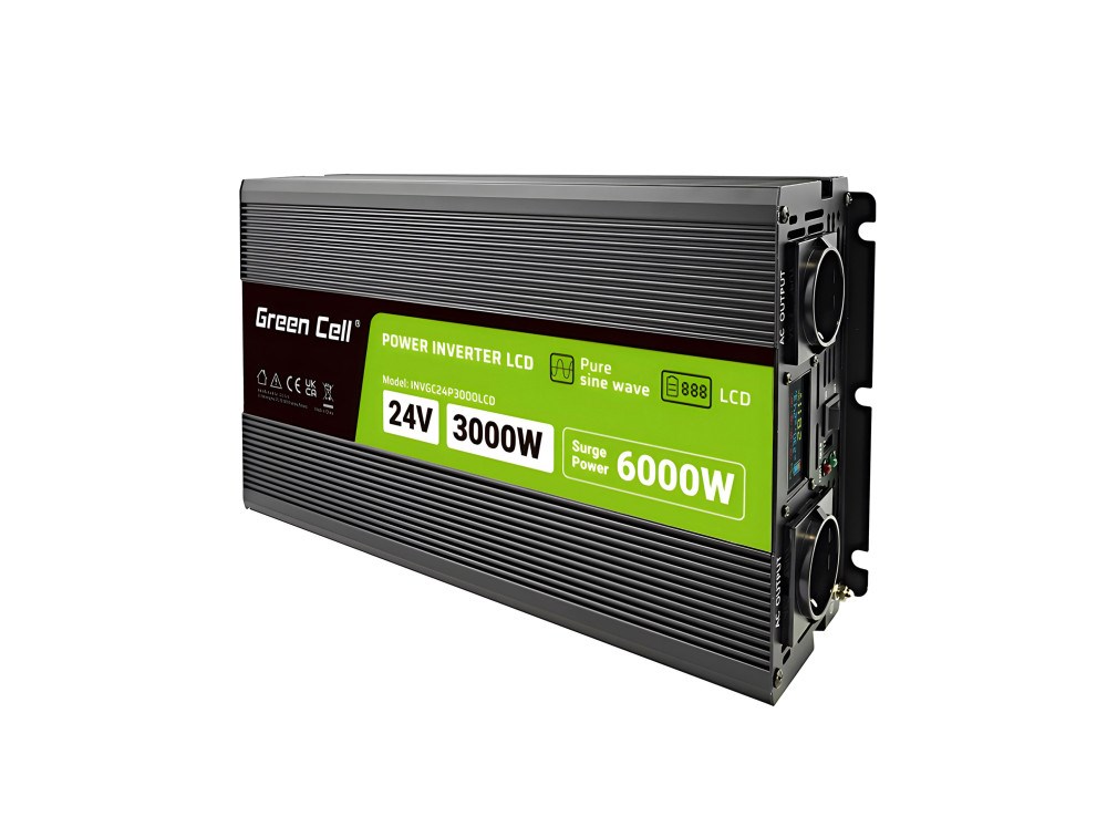 GREEN CELL Przetwornica napicia PowerInverter LCD