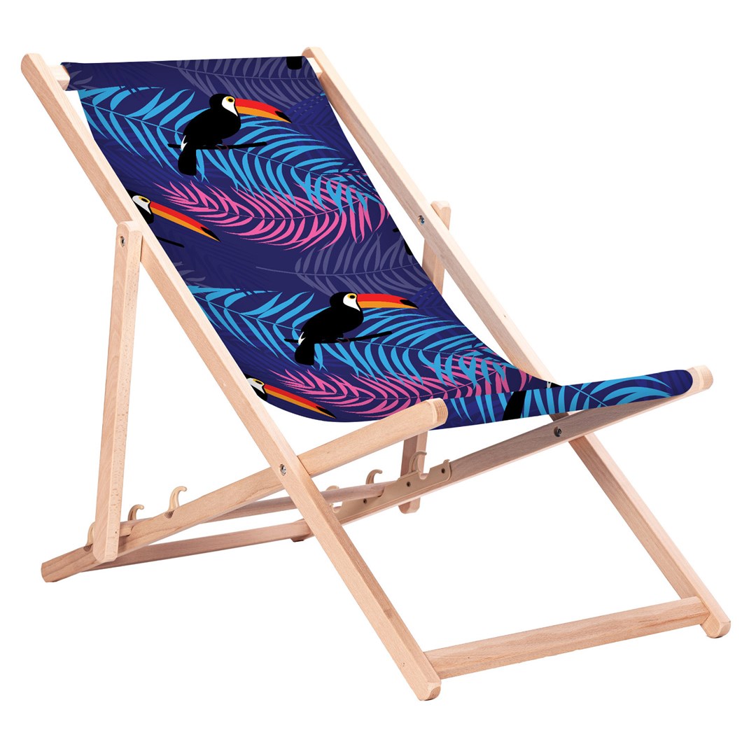 GreenBlue GB183 Classic Beech Deck Chair