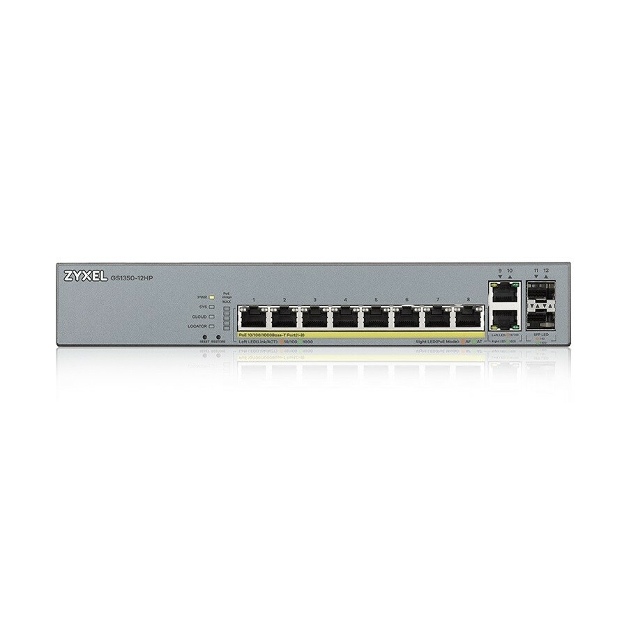 Zyxel  GS1350-12HP CCTV PoE LR 130W