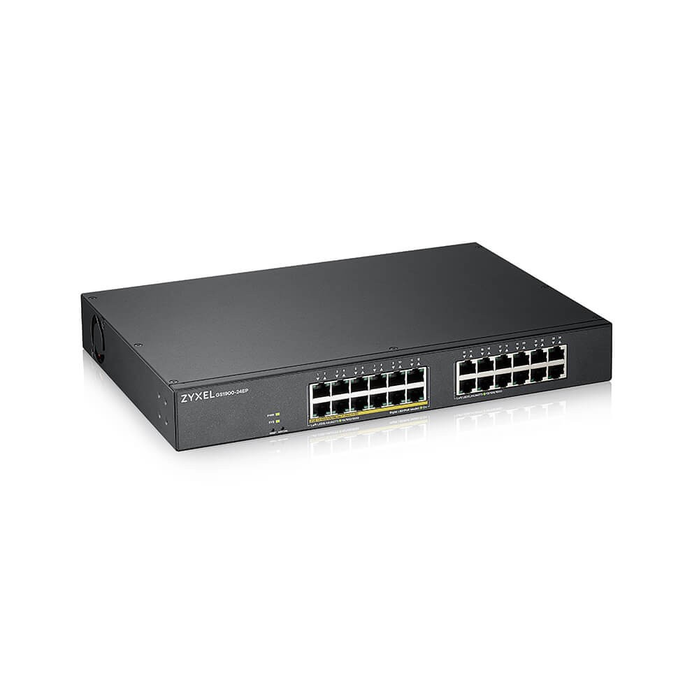 Zyxel  GS1900-24EP-EU0101F 24xGbE L2 12xPoE Rack