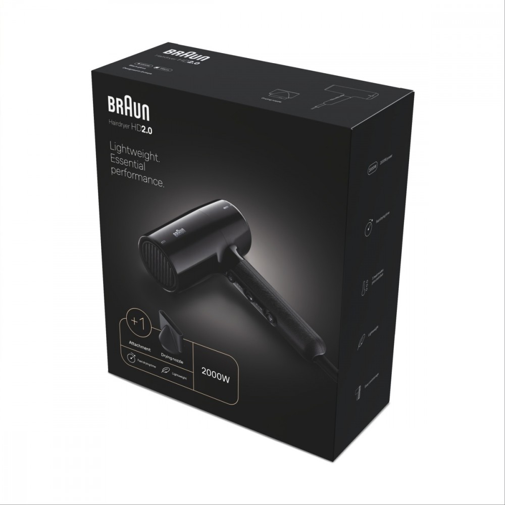 Braun  Hair dryer 2000W HD200E |