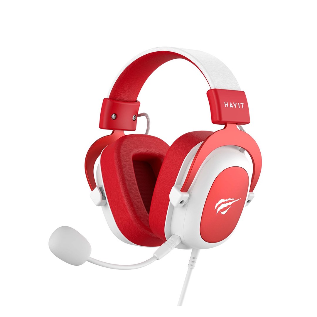 HAVIT  H2002D Gaming headphones White, red