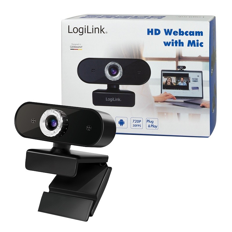 LogiLink  HD USB webcam with microphone