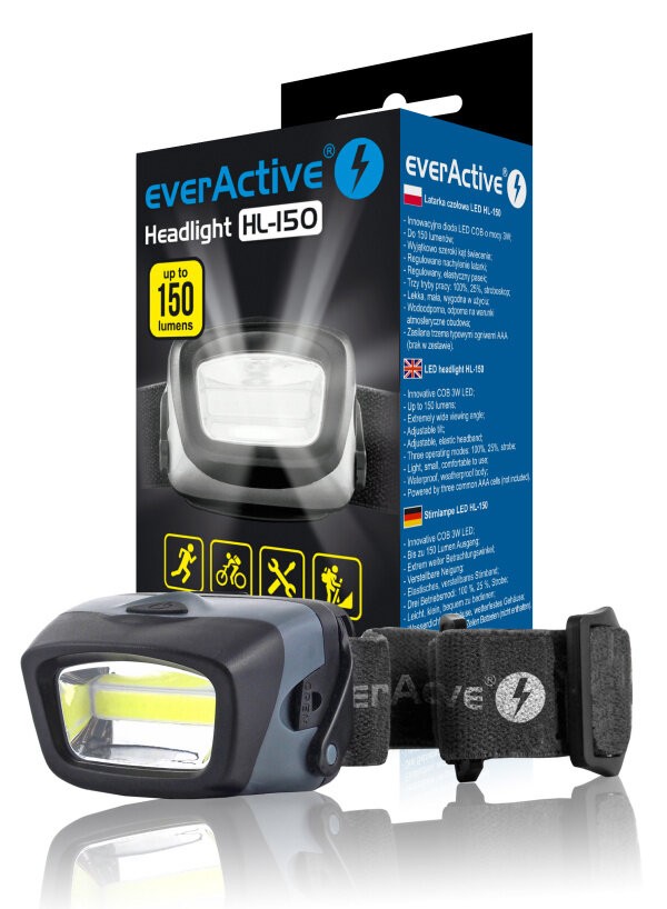 EverActive  HEADLAMP 150 LUMENS HL1 50