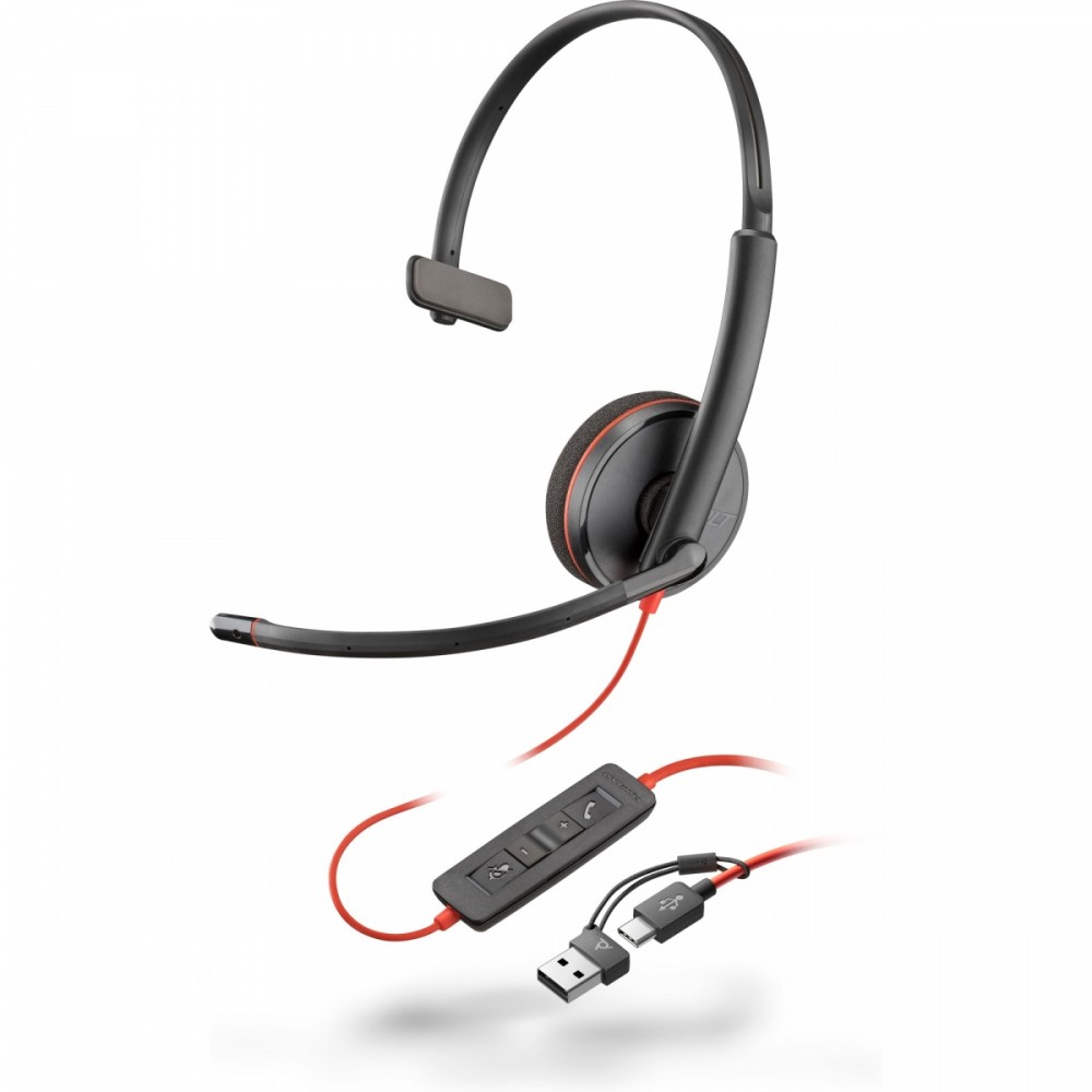 POLY  Headset Blackwire 3210 USB-C +