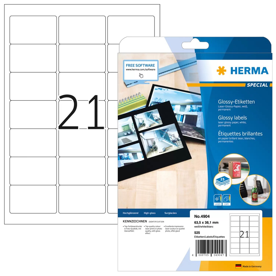 No name HERMA Labels A4 63