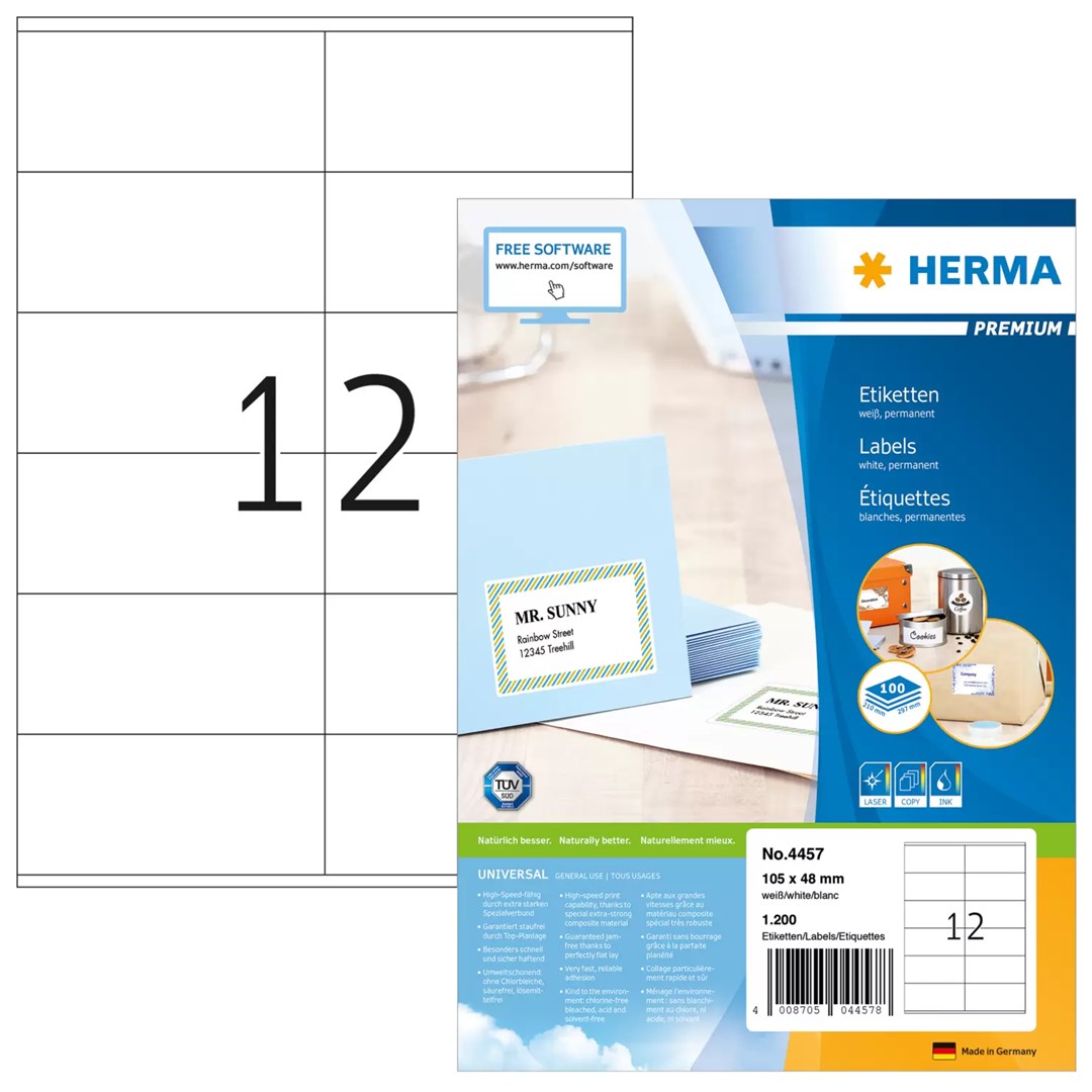 No name HERMA Labels Premium A4