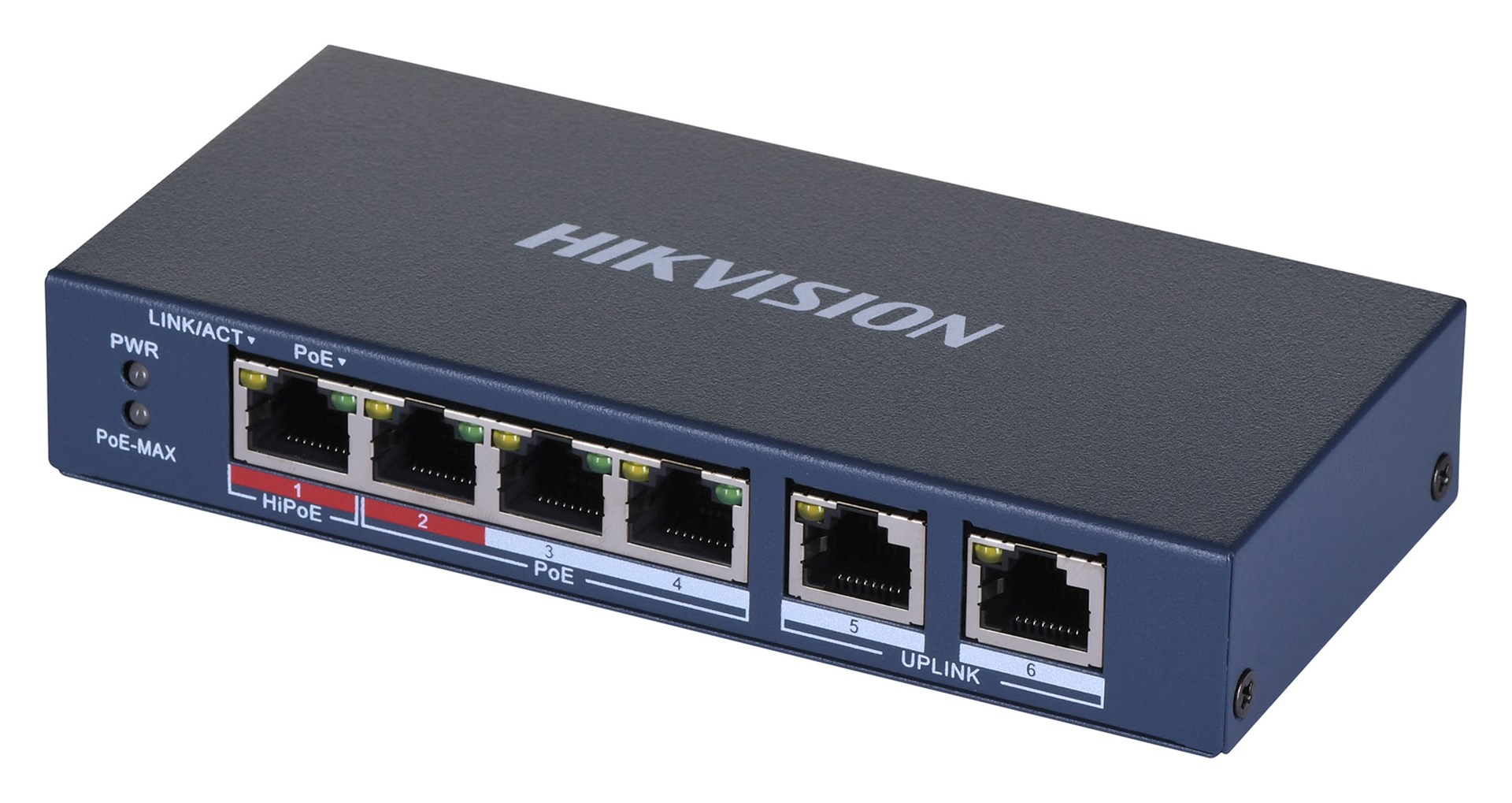 Hikvision  DS-3E0106HP-E Network Links Unmanaged Fast