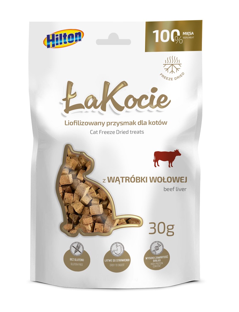Hilton ŁaKocie Freeze dried beef liver