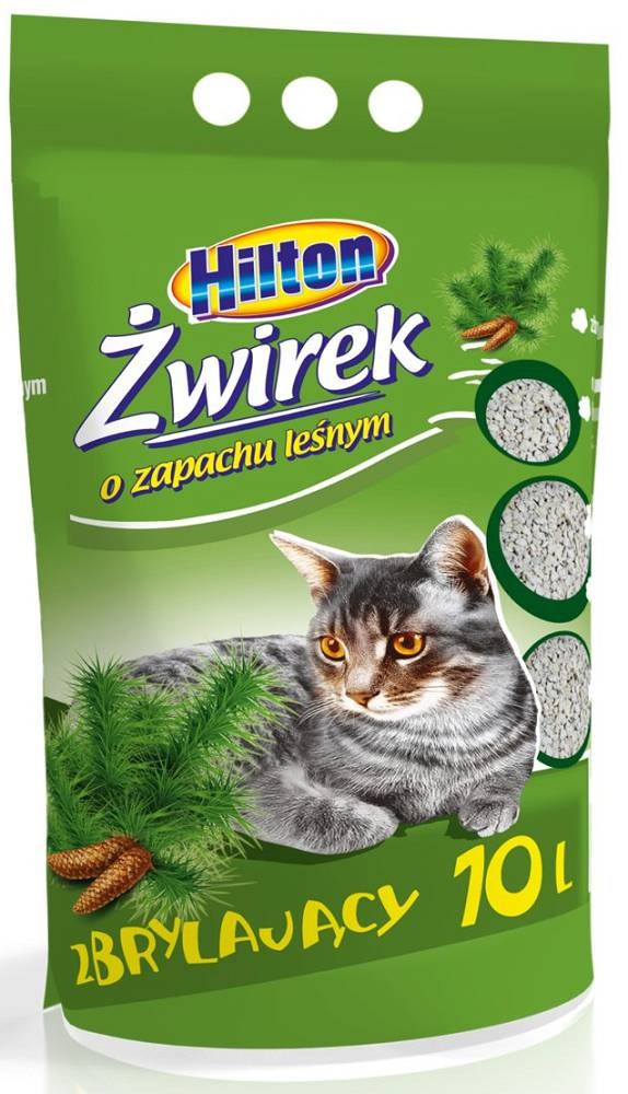 Hilton  bentonite clumping forest cat litter