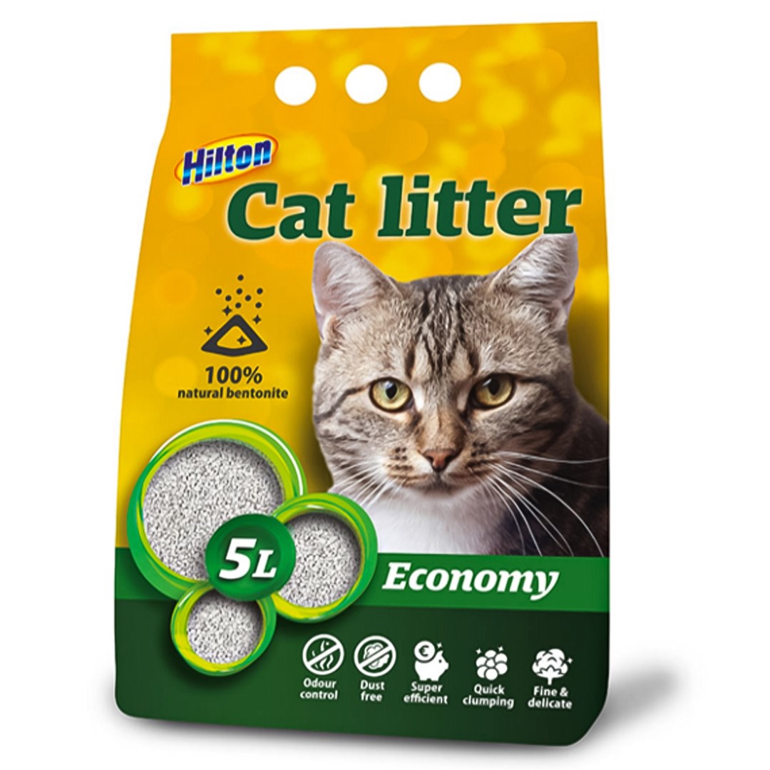 Hilton bentonite economy clumping cat litter