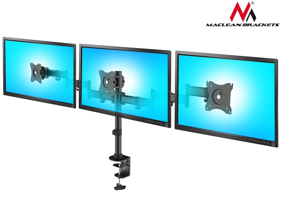 Maclean  Holder Desktop 3 LCD monitors