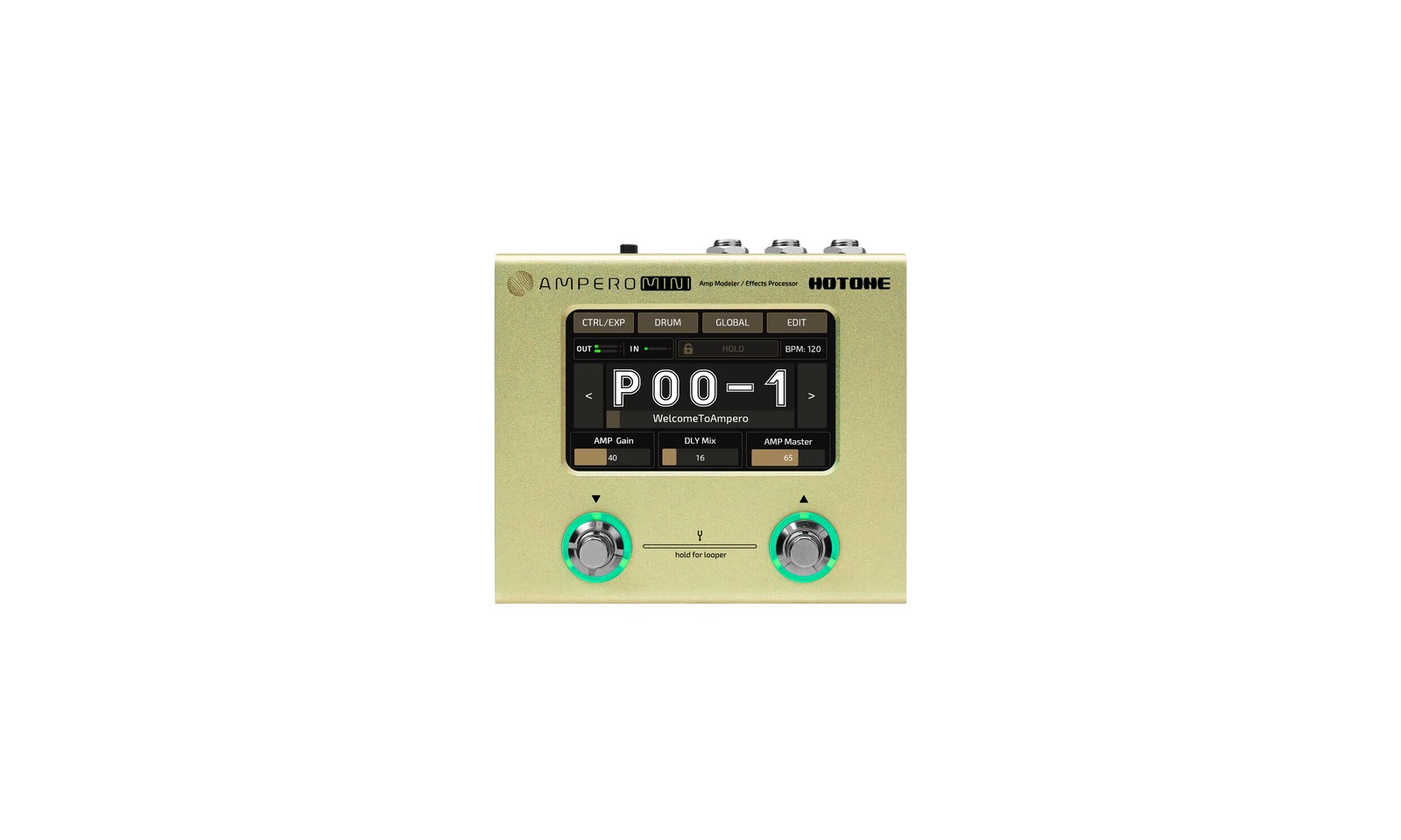 Hotone  Ampero Mini (Mustard) - multiefekt