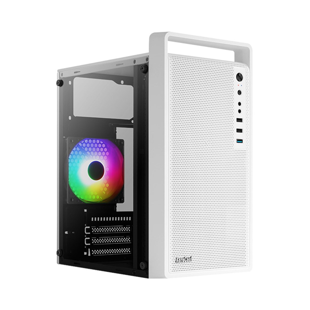 AeroCool Housing PGS CS-109-G-WT-v1 FRGB White