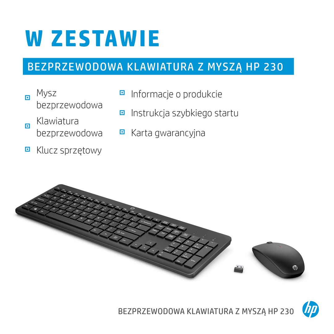 Hewlett-Packard HP 230 Wireless Mouse and