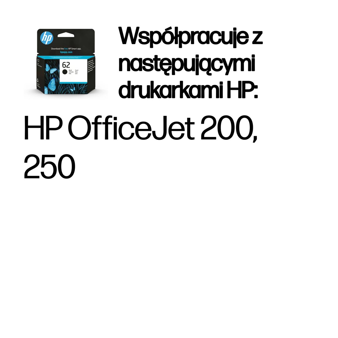 Hewlett-Packard HP 62 Black Original Ink