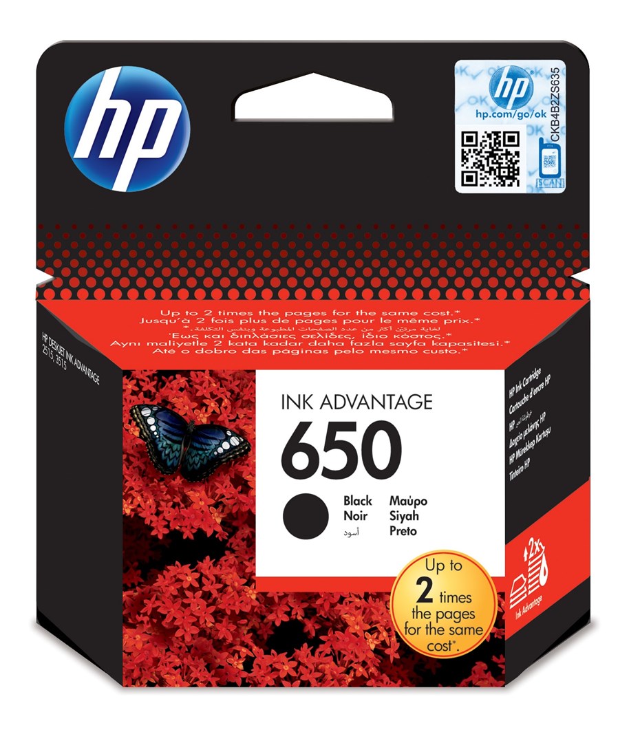 Hewlett-Packard HP 650 Original Black 1