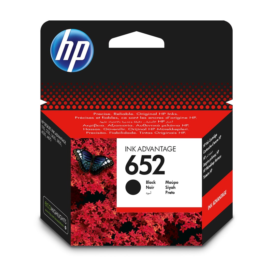 Hewlett-Packard HP 652 Original Black |
