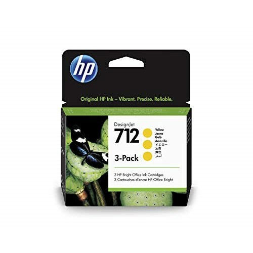 Hewlett-Packard HP 712 3-pack 29-ml Yellow