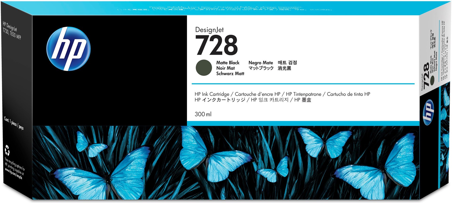 Hewlett-Packard HP 728 300-ml Matte Black