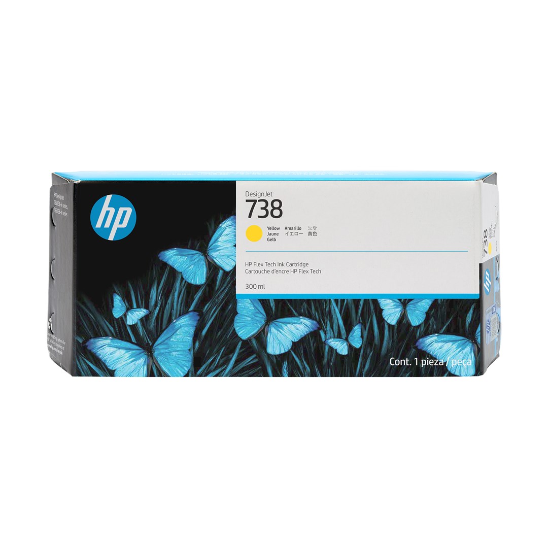 Hewlett-Packard HP 738 300-ml Yellow DesignJet