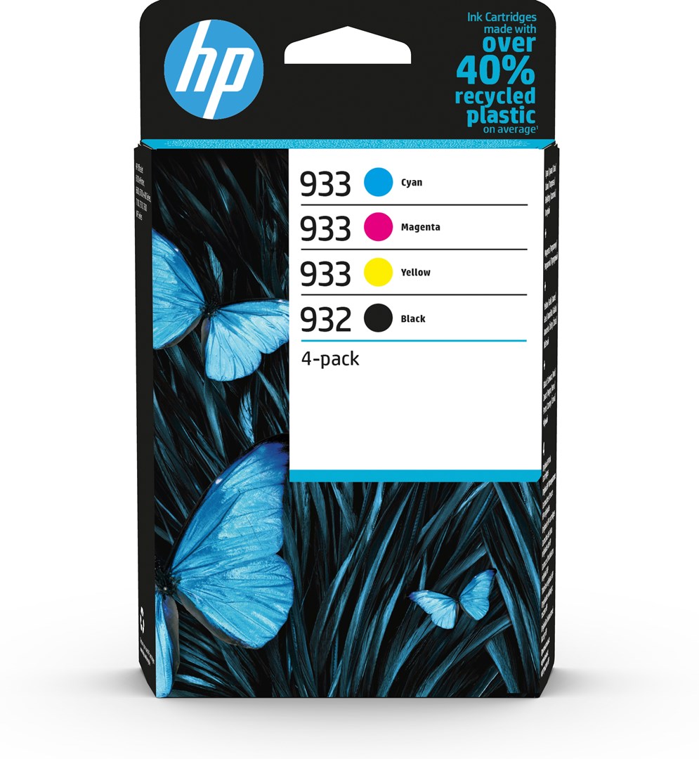Hewlett-Packard HP 932/3 4x Schwarz+Dreifarbig  Tintenpatrone