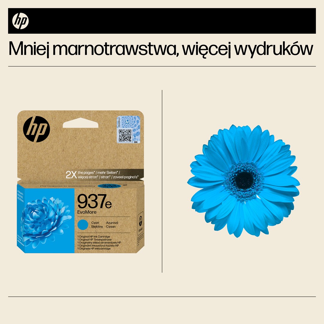 No name HP 937e EvoMore Cyan