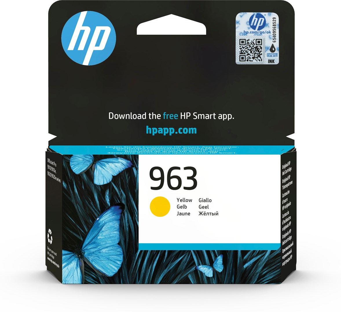 Hewlett-Packard HP 963 Yellow Original Ink