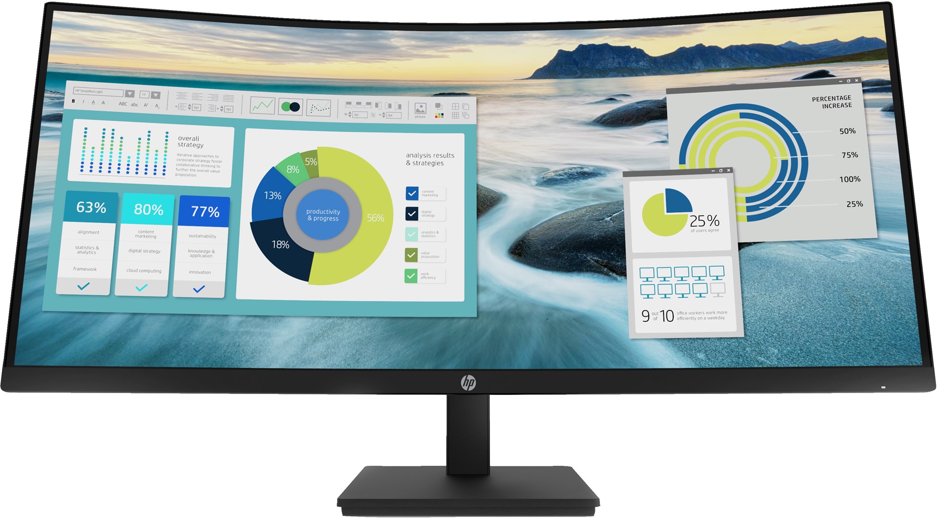 Hewlett-Packard HP P34hc G4 computer monitor
