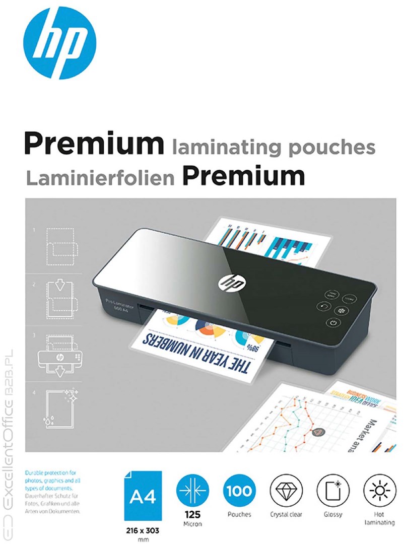 Hewlett-Packard HP Premium lamination film A4