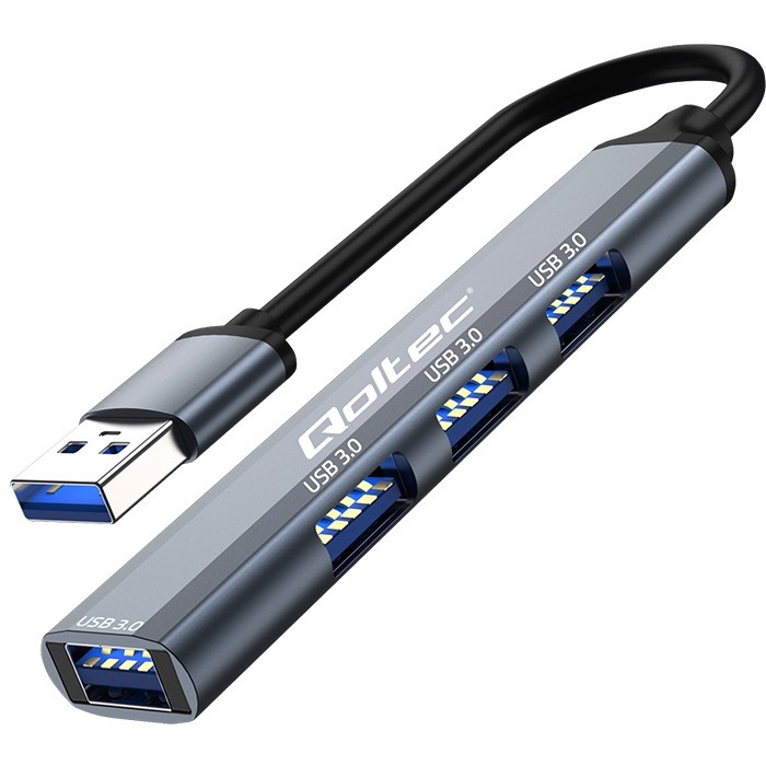 Qoltec  HUB adapter USB 3.0