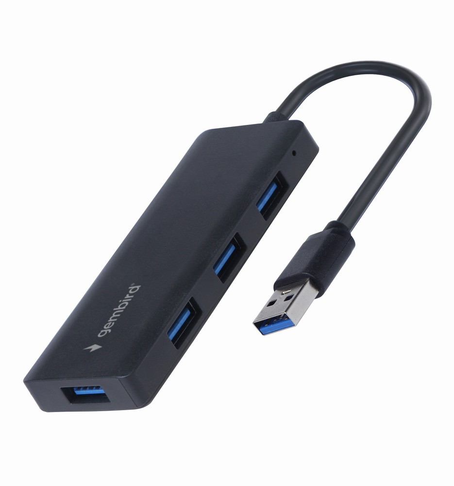 Gembird HUB USB black 4 ports