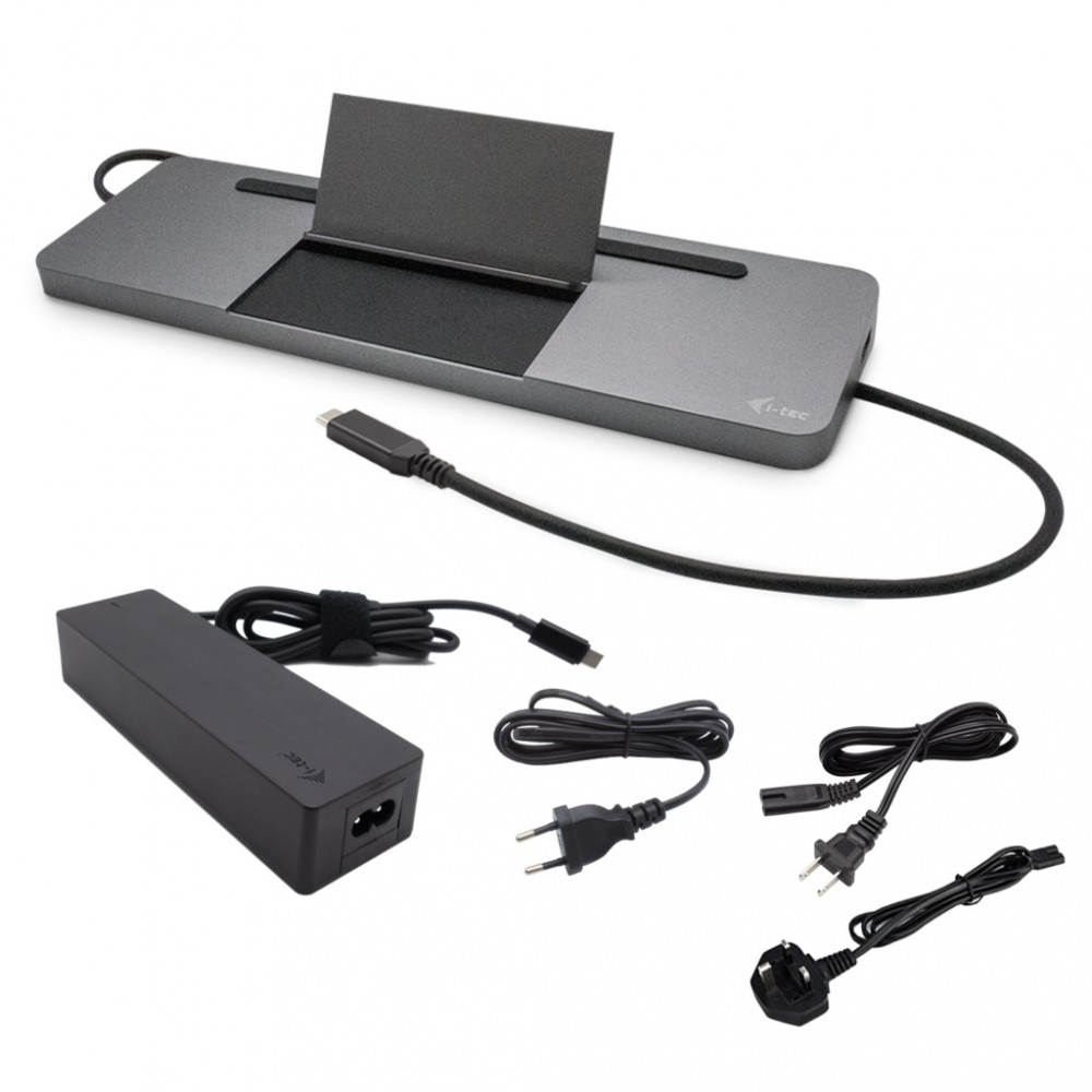 I-tec   USB-C Metal 3 Dis play+Charger