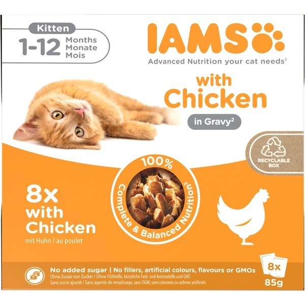 EUKANUBA IAMS DELIGHTS Kitten in Gravy