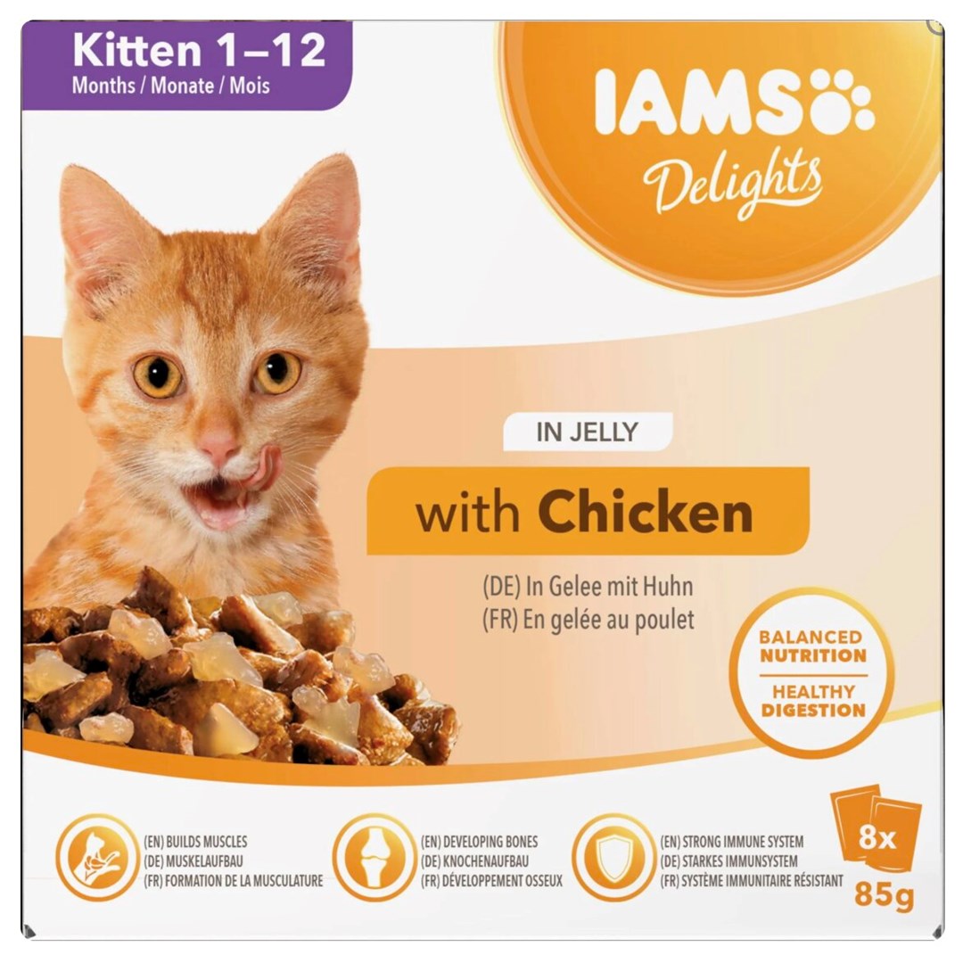 EUKANUBA IAMS DELIGHTS Kitten in Jelly