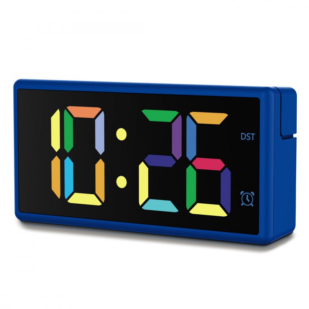 Hama  ibiza digital alarm clock blue