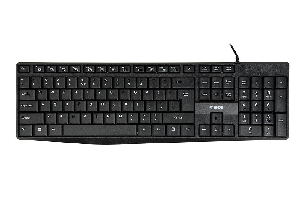 IBOX Keyboard Eris black USB |