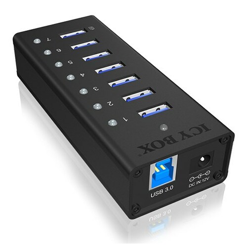 IcyBox  IB-AC618 active 7 port USB