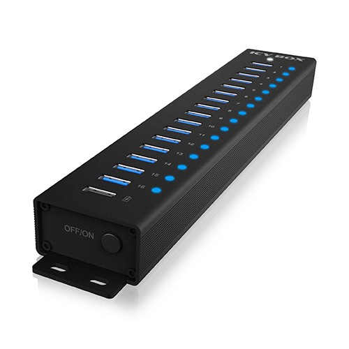 IcyBox  ICY BOX IB-HUB1717-U3 16+1 port