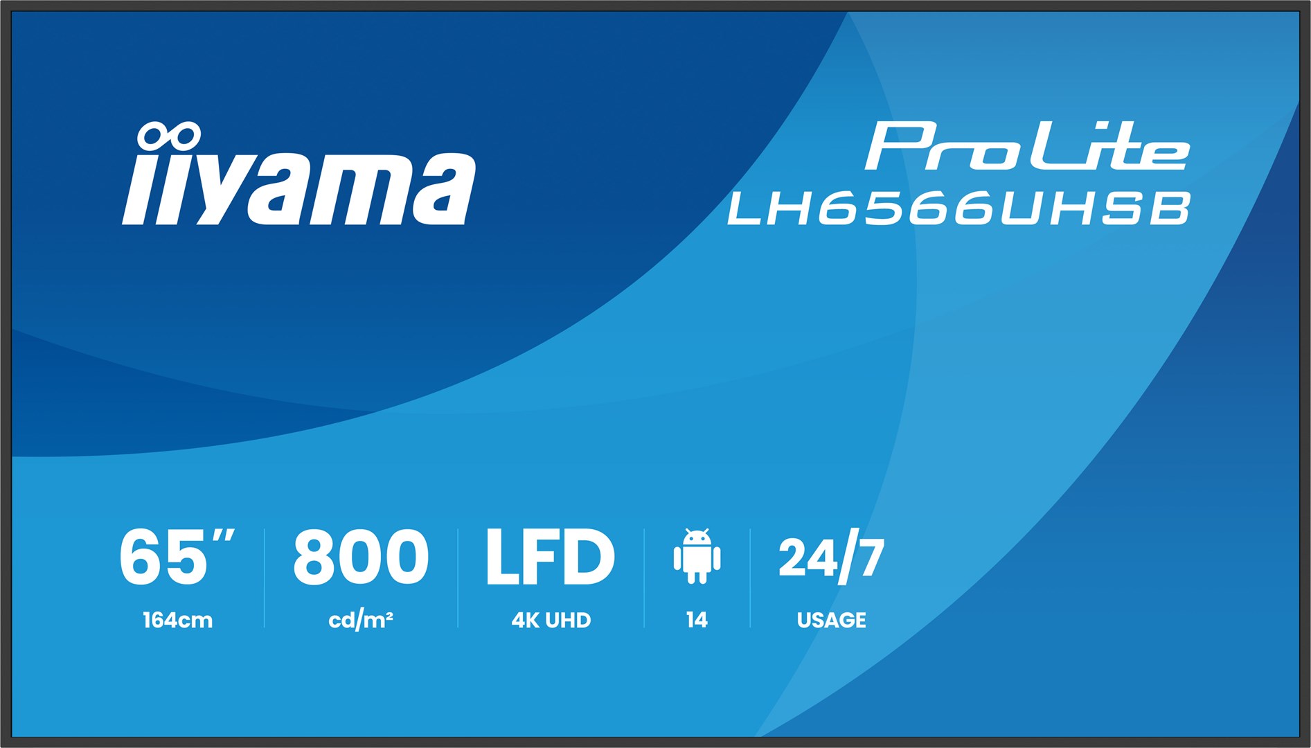 IIYAMA  LH6566UHSB-B1AG Signage Display Digital signage