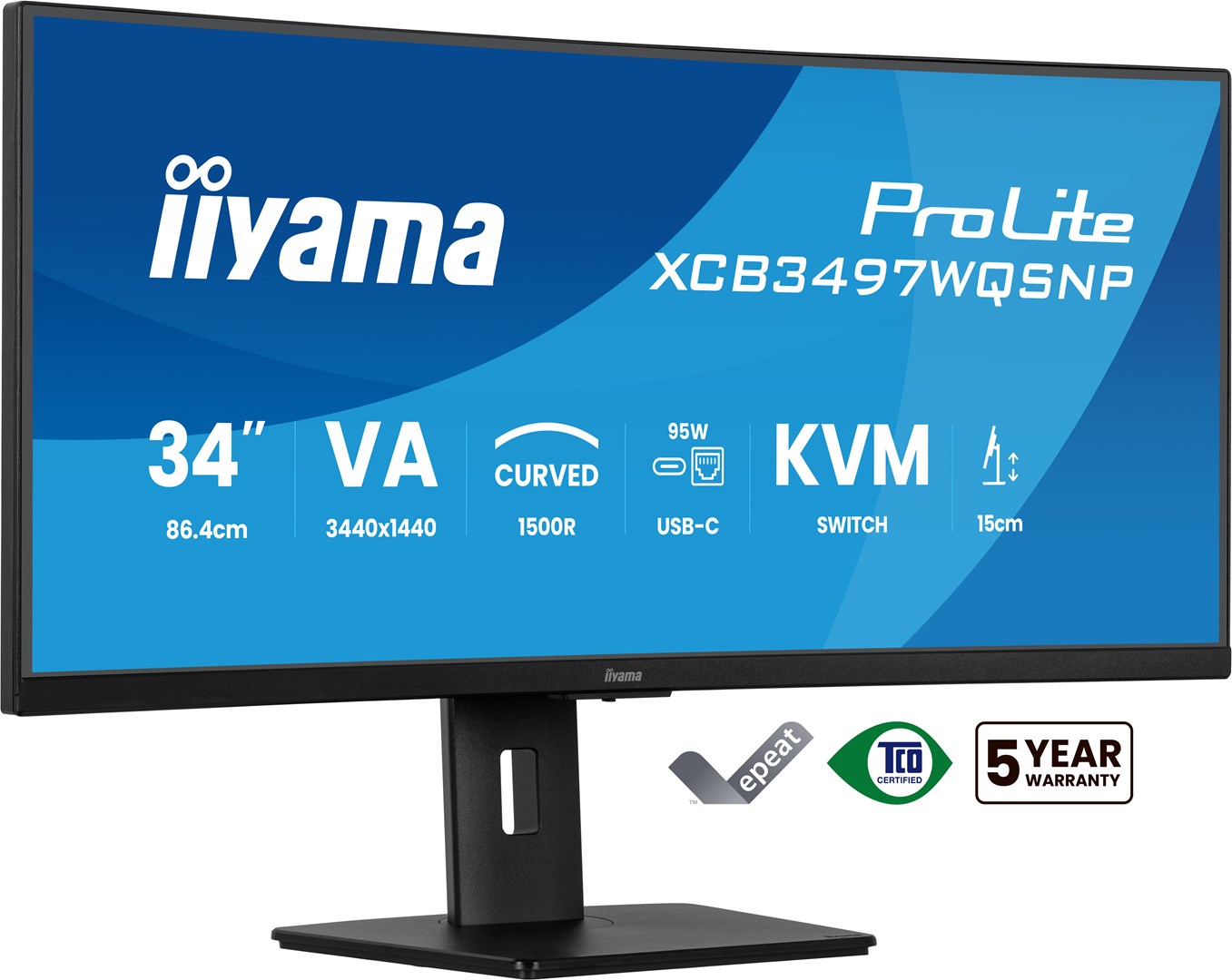 IIYAMA  ProLite XCB3497WQSNP-B1 computer monitor 86
