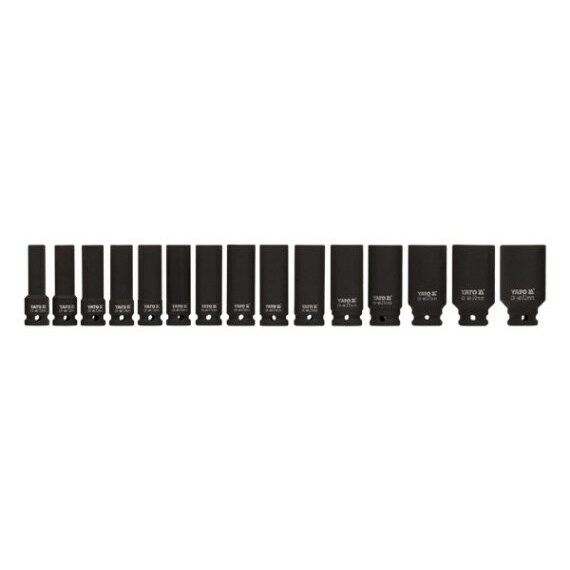 YATO Impact sockets YT. 15 pieces