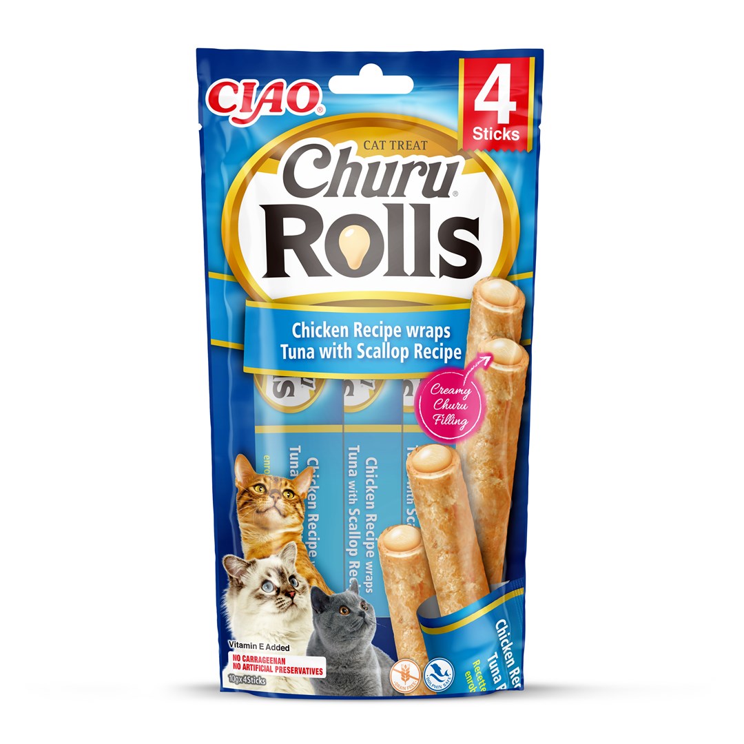 INABA Churu Rolls Chicken recipe wraps