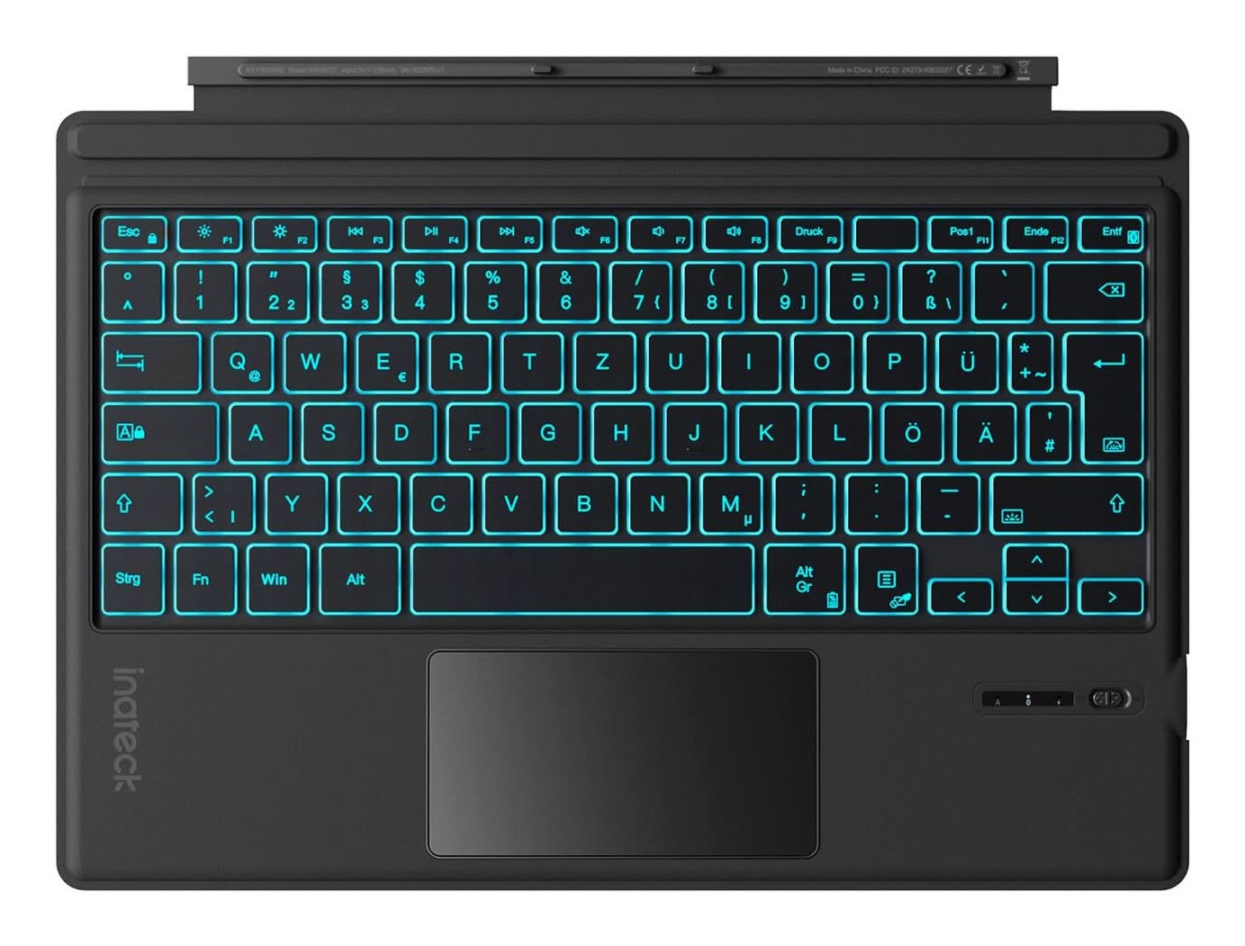 No name Inateck KB02027 QWERTZ Bluetooth