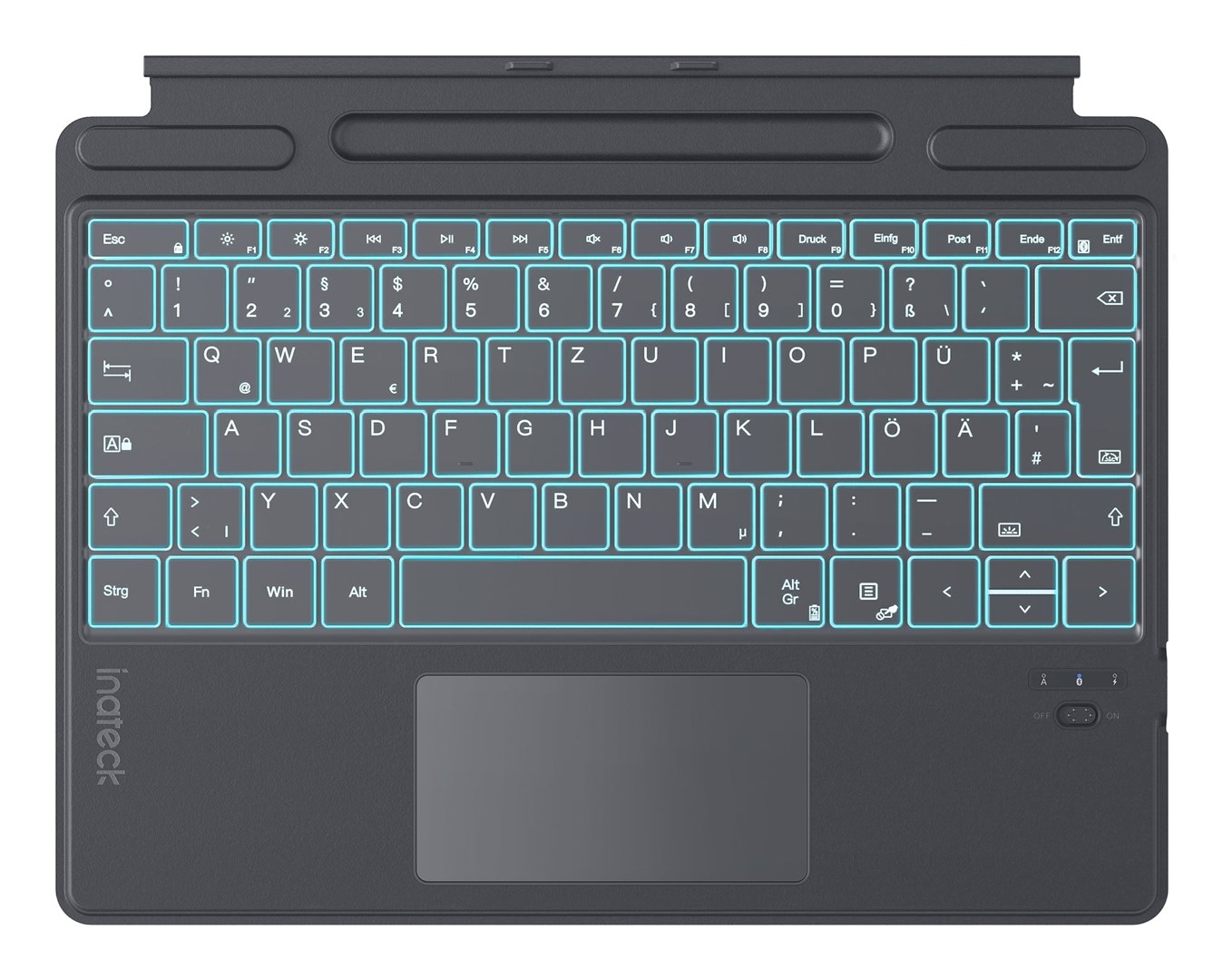 No name Inateck KB05114 QWERTZ Bluetooth