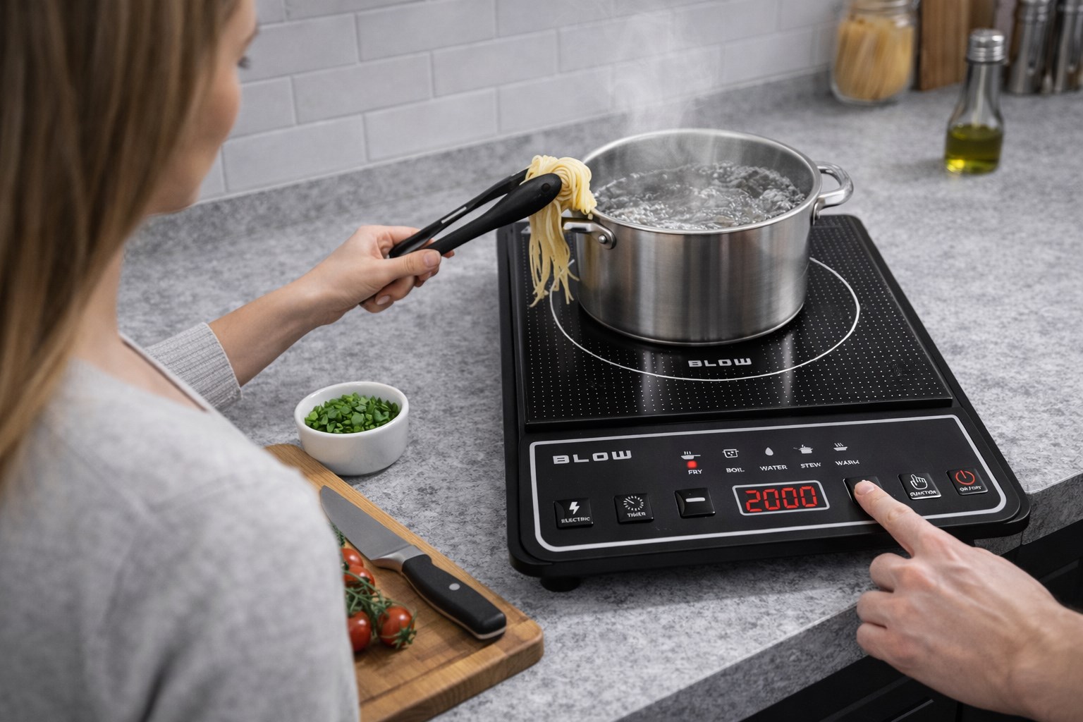 BLOW Induction cooker, single-burner, adjustable hob