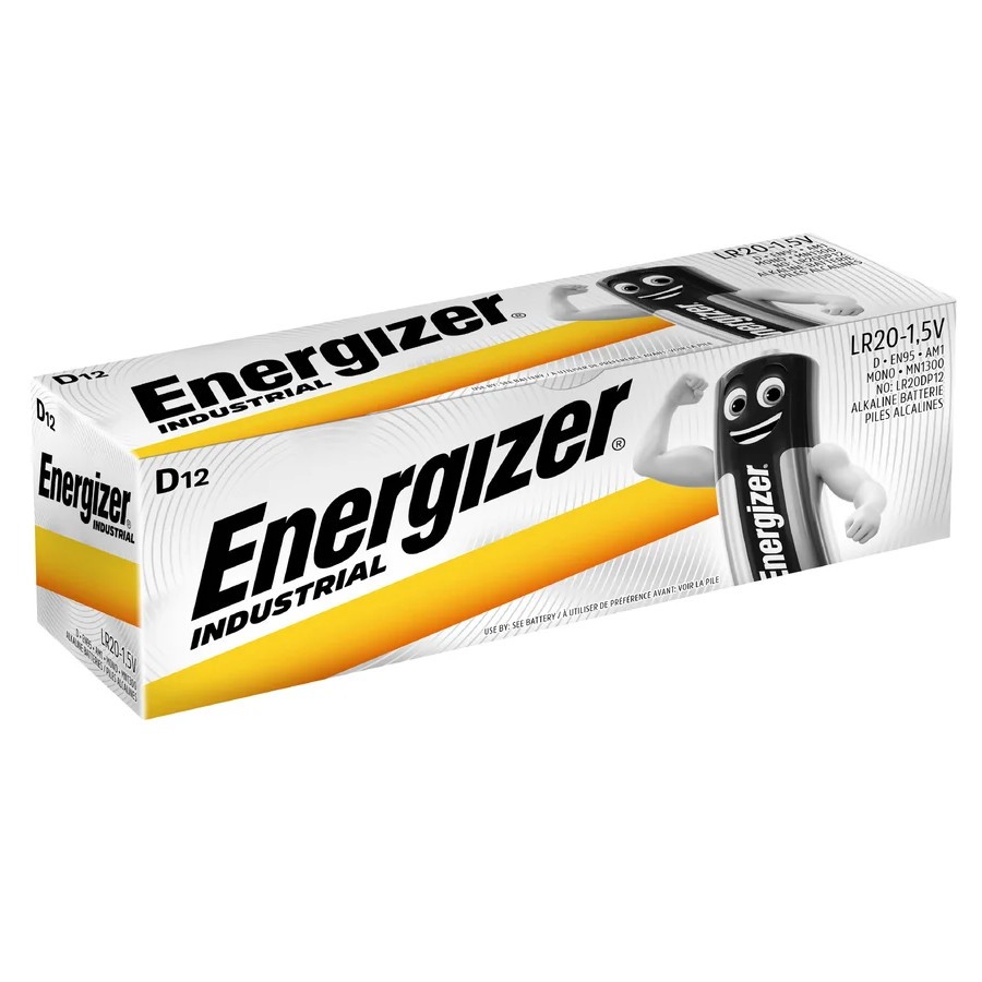 ENERGIZER  Industrial Alkaline Battery D LR20