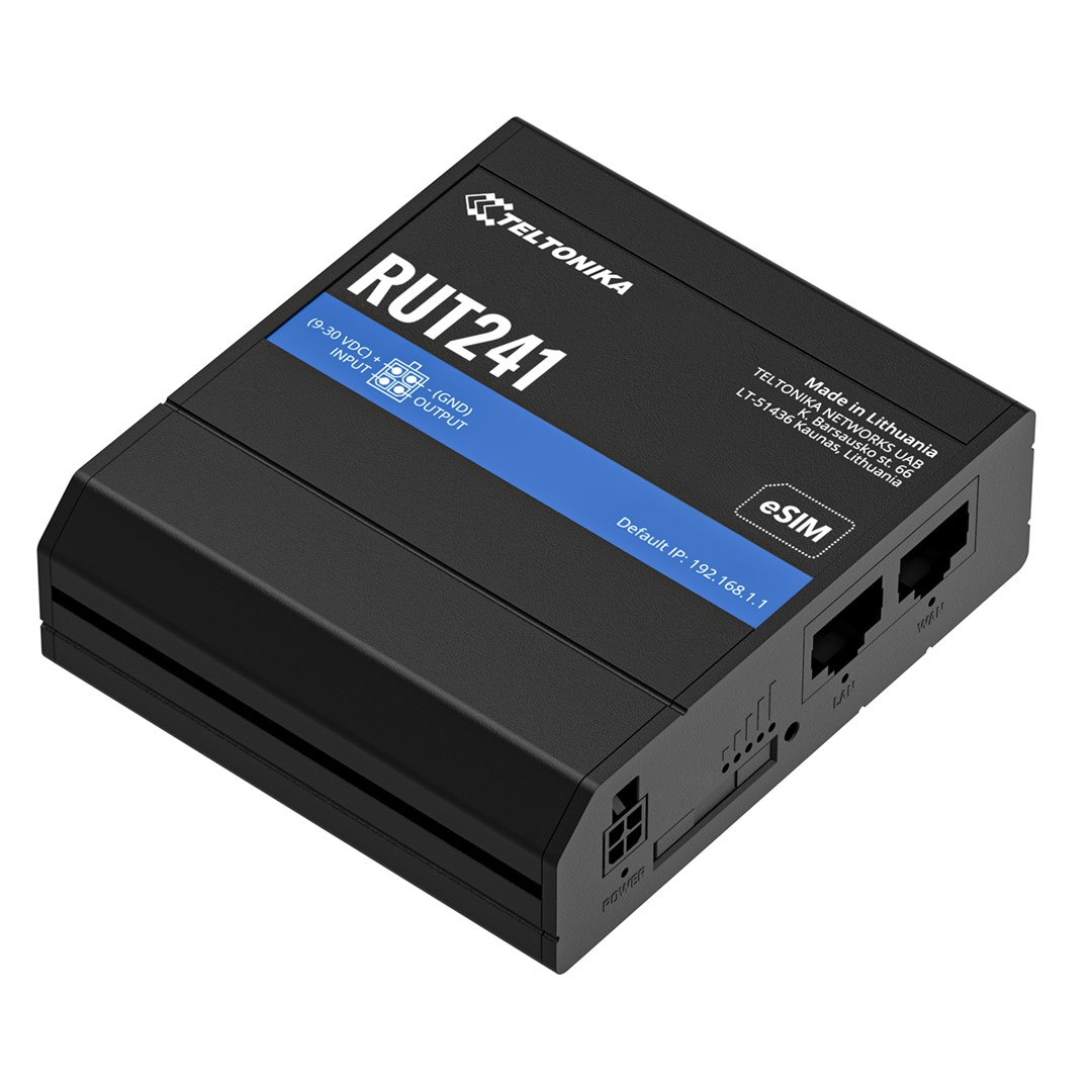 Teltonika Industrial Router RUT241 eSIM LTE
